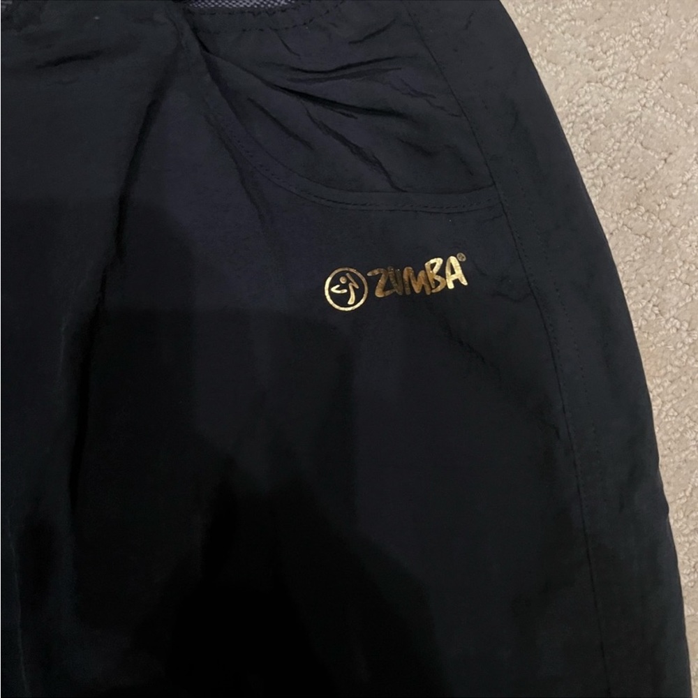 Zumba capri glitter logo prints size M - Picture 5 of 7
